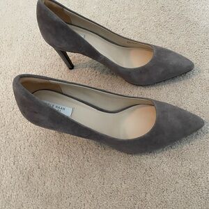 New Cole Haan Women's Charcoal Suede Heels